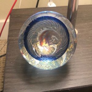 Glass Eye Studio Milky Way paperweight